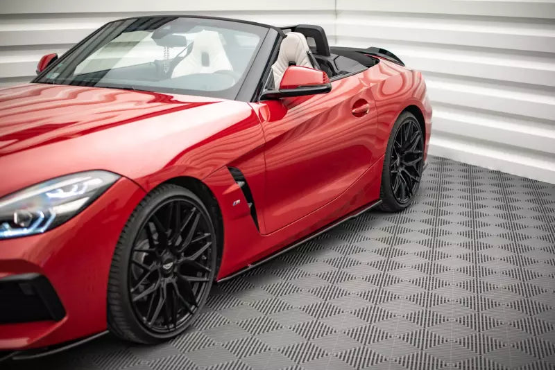 Maxton Design Seitenschweller (Paar) für BMW Z4 M-Paket G29 Hochglanz schwarz – Ansicht 1