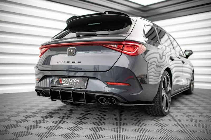 Maxton Design Street Pro Heckdiffusor für Cupra Leon Schwarz – Ansicht 1