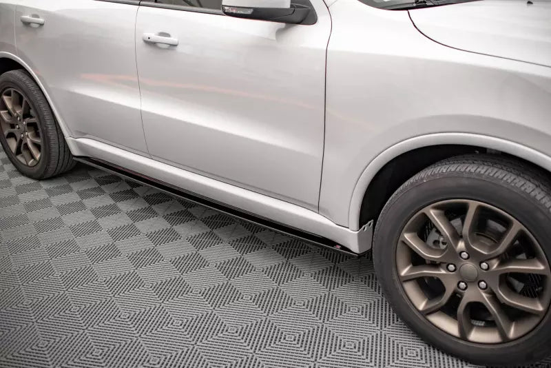 Maxton Design Seitenschweller (Paar) für Dodge Durango RT Mk3 Hochglanz schwarz – Ansicht 2