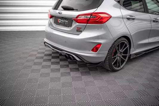 Maxton Design Diffusor Flaps V.1 für Ford Fiesta ST Mk8 Hochglanz schwarz – Ansicht 1