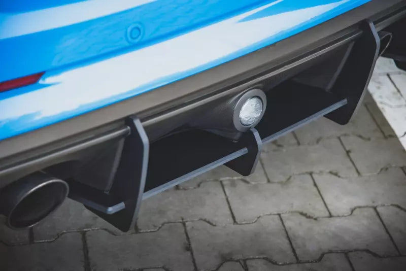 Maxton Design Street Pro Heckdiffusor für Ford Focus RS Mk3 Schwarz – Ansicht 3