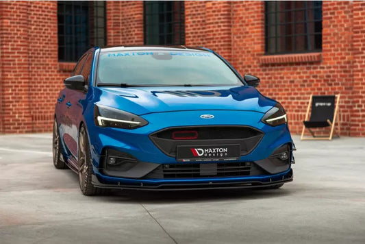 Maxton Design Street Pro Frontlippe V.3 für Ford Focus Mk4 St-line schwarz – Ansicht 1