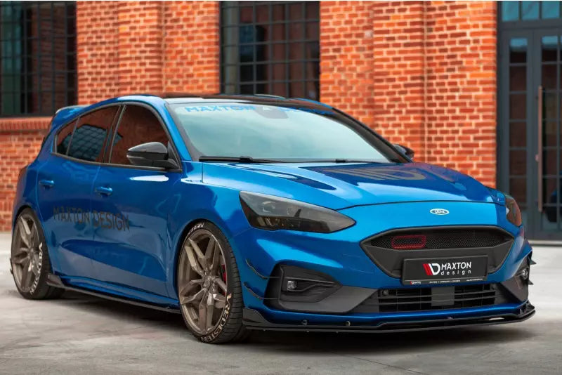 Maxton Design Street Pro Frontlippe V.3 für Ford Focus Mk4 St-line schwarz – Ansicht 2