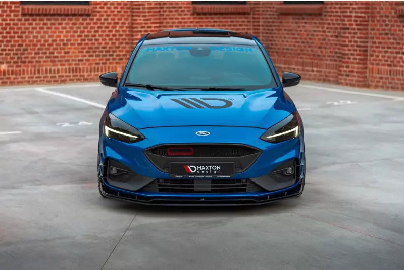 Maxton Design Street Pro Frontlippe V.3 für Ford Focus Mk4 St-line schwarz – Ansicht 3
