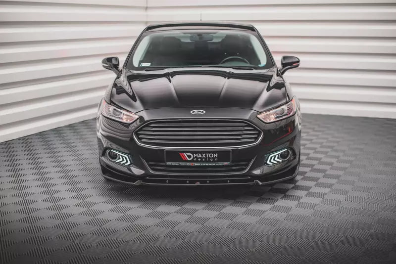 Maxton Design Frontlippe für Ford Mondeo Mk5 Hochglanz schwarz – Ansicht 2