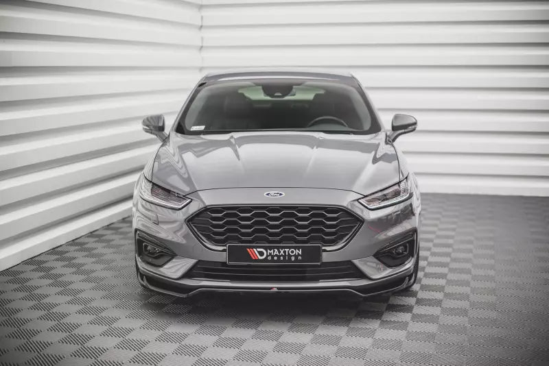 Maxton Design Frontlippe V.1 für Ford Mondeo ST-Line Mk5 Facelift Hochglanz schwarz – Ansicht 2