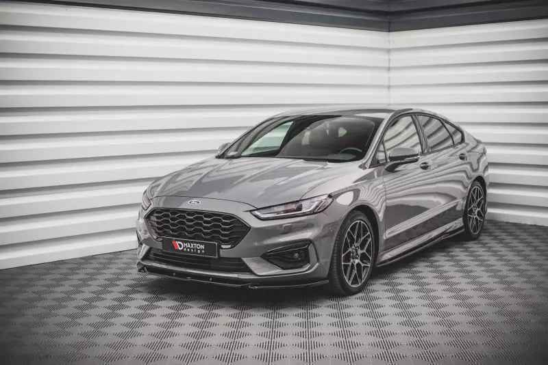Maxton Design Frontlippe V.2 für Ford Mondeo ST-Line Mk5 Facelift Hochglanz schwarz – Ansicht 1