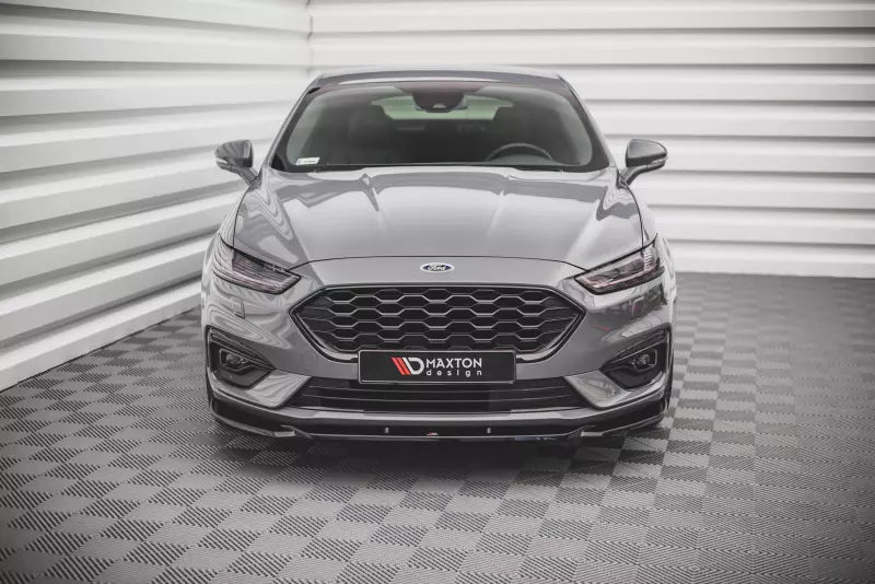 Maxton Design Frontlippe V.2 für Ford Mondeo ST-Line Mk5 Facelift Hochglanz schwarz – Ansicht 2