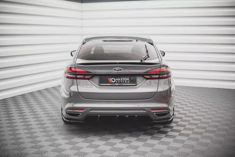 Maxton Design Diffusor Flaps V.2 für Ford Mondeo ST-Line Mk5 Facelift Hochglanz schwarz – Ansicht 2
