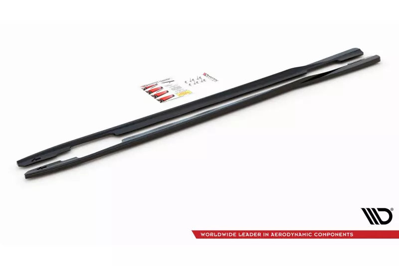 Maxton Design Seitenschweller (Paar) für Ford Mondeo ST-Line Mk5 Facelift Hochglanz schwarz – Ansicht 3