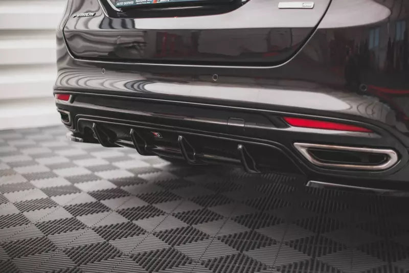 Maxton Design Heckdiffusor für Ford Mondeo Mk5 Hochglanz schwarz – Ansicht 2