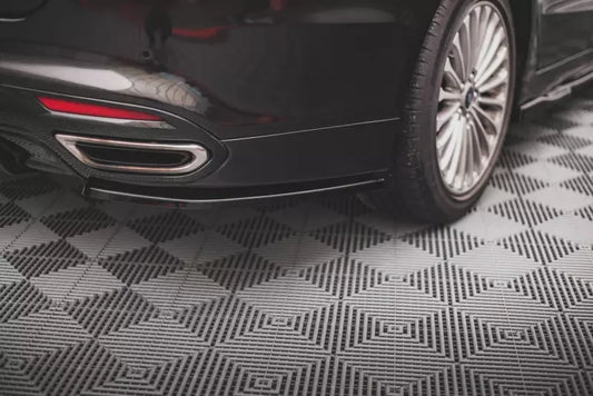Maxton Design Diffusor Flaps für Ford Mondeo Mk5 Hochglanz schwarz – Ansicht 1