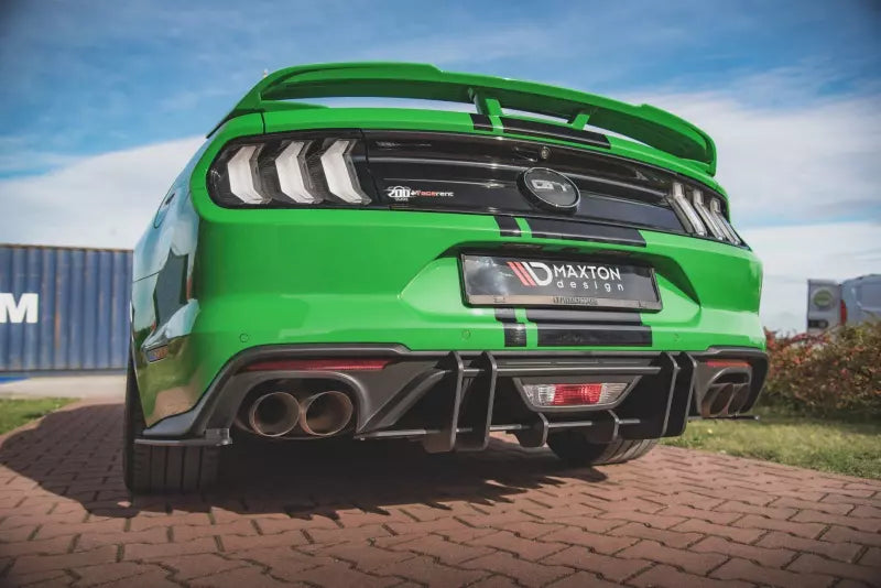 Maxton Design Street Pro Heckdiffusor für Ford Mustang GT Mk6 Facelift Schwarz – Ansicht 3