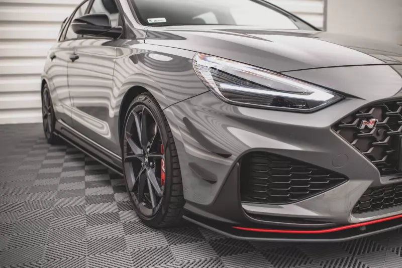 Maxton Design Stoßstangenflügel vorne (Canards) Hyundai I30 N Hatchback/Fastback Mk3 Facelift – Ansicht 3