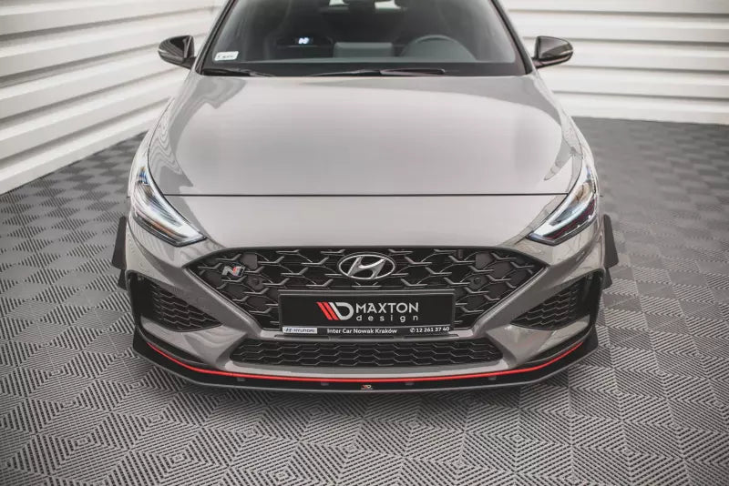 Maxton Design Street Pro Frontlippe für Hyundai I30 N Hatchback/Fastback Mk3 Facelift schwarz – Ansicht 1