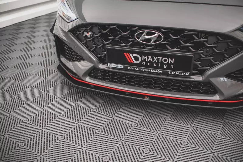 Maxton Design Street Pro Frontlippe für Hyundai I30 N Hatchback/Fastback Mk3 Facelift schwarz – Ansicht 2