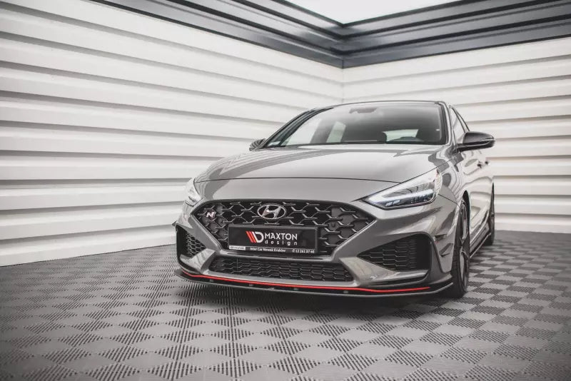 Maxton Design Street Pro Frontlippe für Hyundai I30 N Hatchback/Fastback Mk3 Facelift schwarz – Ansicht 3