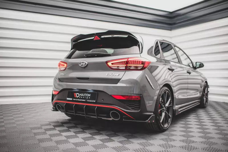 Maxton Design Street Pro Heckdiffusor für Hyundai I30 N Hatchback Mk3 Facelift Schwarz – Ansicht 3