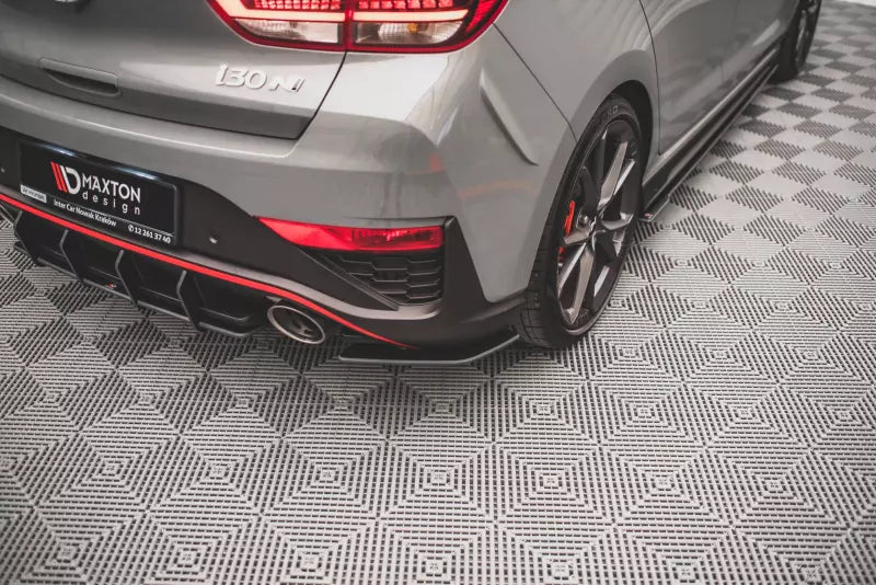 Maxton Design Street Pro Diffusor Flaps für Hyundai I30 N Hatchback Mk3 Facelift matt schwarz – Ansicht 1