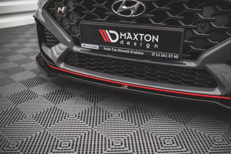 Maxton Design Frontlippe V.3 für Hyundai I30 N Hatchback / Fastback Mk3 Facelift Hochglanz schwarz – Ansicht 3