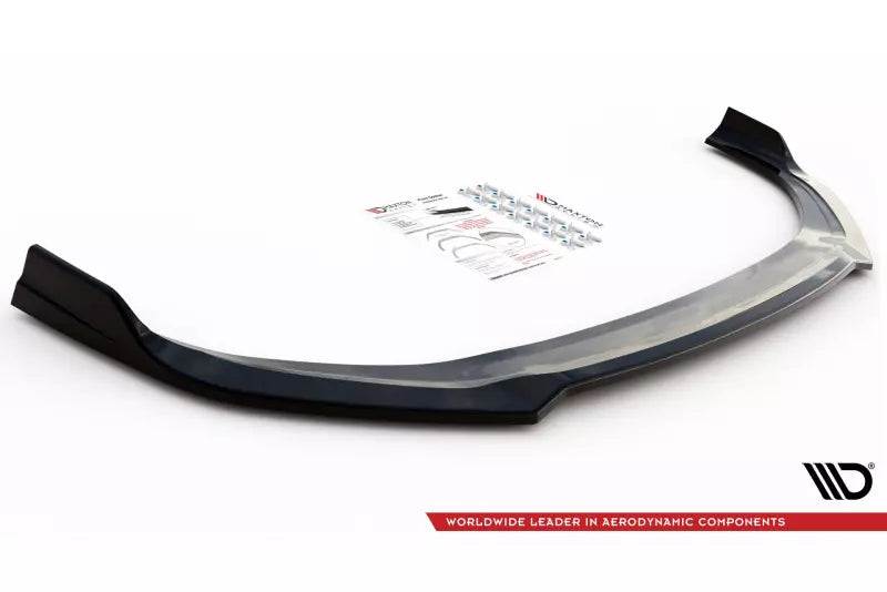 Maxton Design Frontlippe V.3 für Hyundai I30 N Hatchback / Fastback Mk3 Facelift Hochglanz schwarz – Ansicht 4
