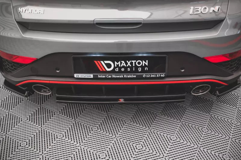 Maxton Design Heckdiffusor für Hyundai I30 N Hatchback Mk3 Facelift Hochglanz schwarz – Ansicht 1