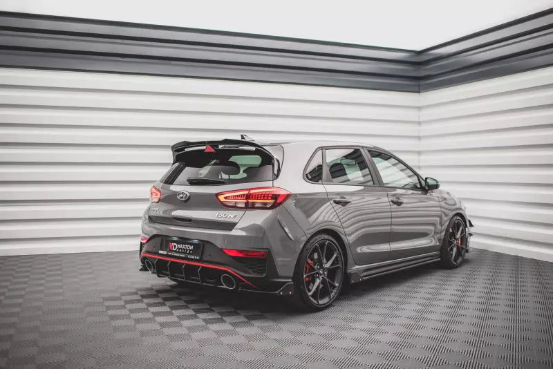 Maxton Design Diffusor Flaps V.1 für Hyundai I30 N Hatchback Mk3 Facelift Hochglanz schwarz – Ansicht 3