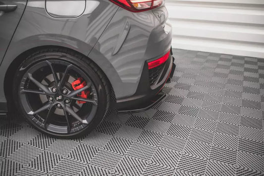 Maxton Design Diffusor Flaps V.2 für Hyundai I30 N Hatchback Mk3 Facelift Hochglanz schwarz – Ansicht 1