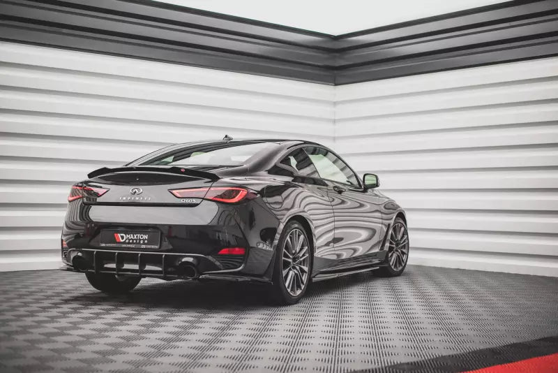 Maxton Design Street Pro Heckdiffusor für Infiniti Q60 S Mk2 Schwarz – Ansicht 3