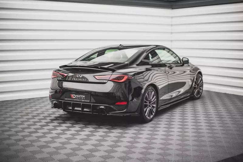 Maxton Design Diffusor Flaps für Infiniti Q60 S Mk2 Hochglanz schwarz – Ansicht 2