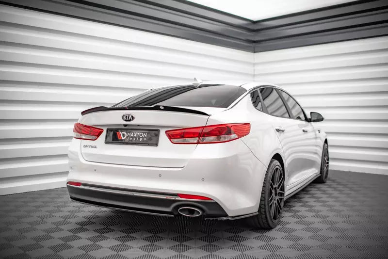 Maxton Design Heckspoiler Lippe für Kia Optima Mk4 Hochglanz schwarz – Ansicht 3