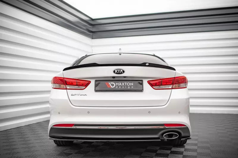 Maxton Design Heckspoiler Lippe für Kia Optima Mk4 Hochglanz schwarz – Ansicht 4