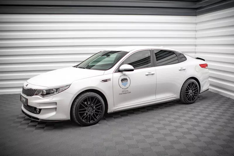 Maxton Design Seitenschweller (Paar) für für Kia Optima Mk4 Hochglanz schwarz – Ansicht 2
