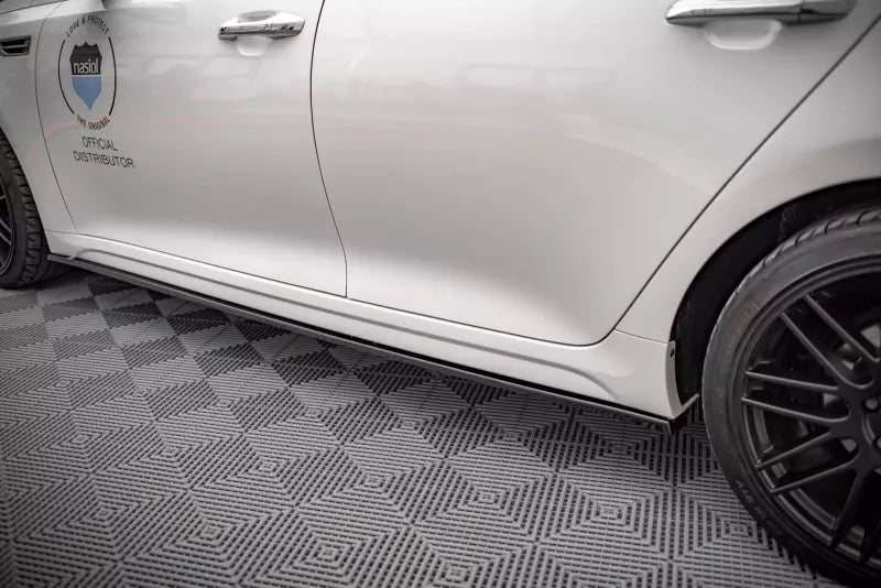 Maxton Design Seitenschweller (Paar) für für Kia Optima Mk4 Hochglanz schwarz – Ansicht 3