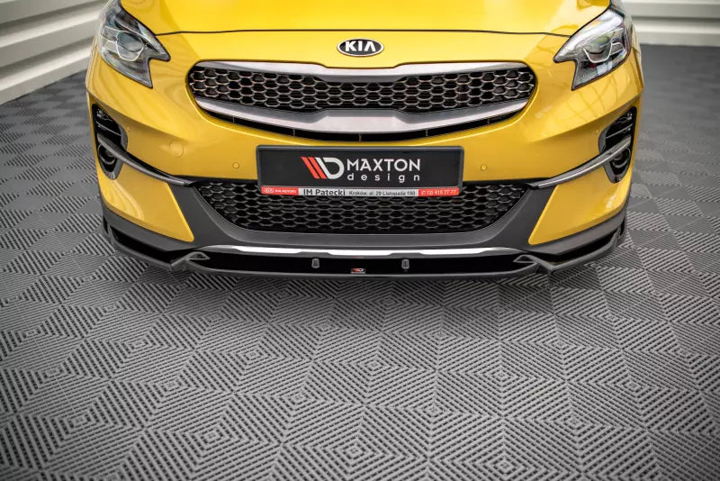 Maxton Design Frontlippe für Kia XCeed Mk1 Hochglanz schwarz – Ansicht 2