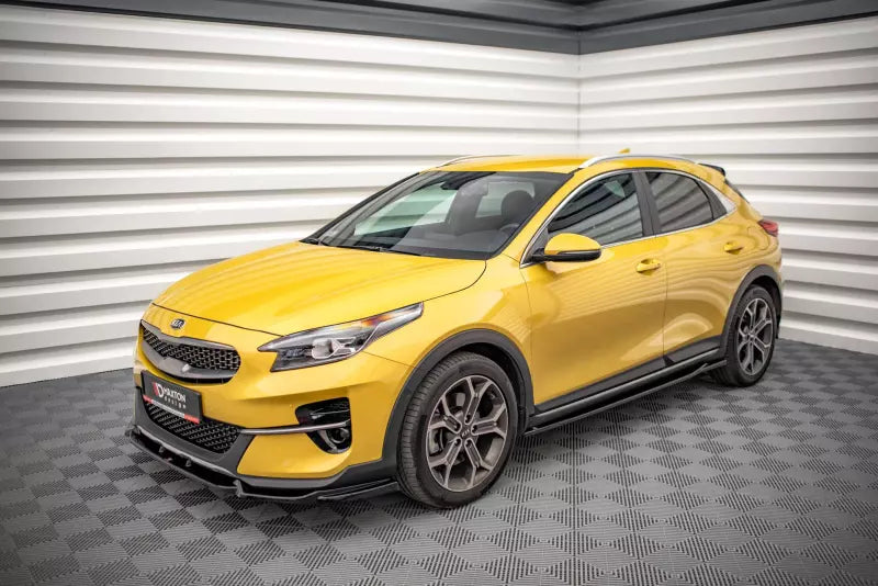 Maxton Design Seitenschweller (Paar) für Kia XCeed Mk1 Hochglanz schwarz – Ansicht 1