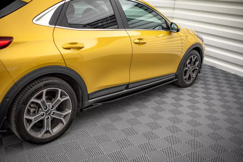 Maxton Design Seitenschweller (Paar) für Kia XCeed Mk1 Hochglanz schwarz – Ansicht 2
