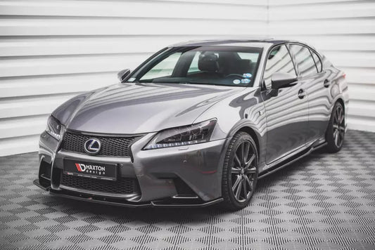 Maxton Design Frontlippe V.1 für Lexus GS F Sport Mk4 (L10) Hochglanz schwarz – Ansicht 1