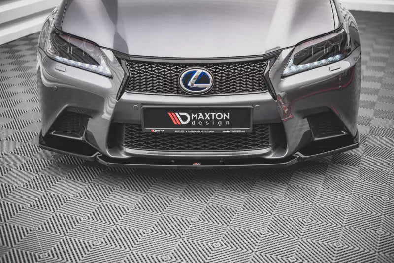 Maxton Design Frontlippe V.1 für Lexus GS F Sport Mk4 (L10) Hochglanz schwarz – Ansicht 2