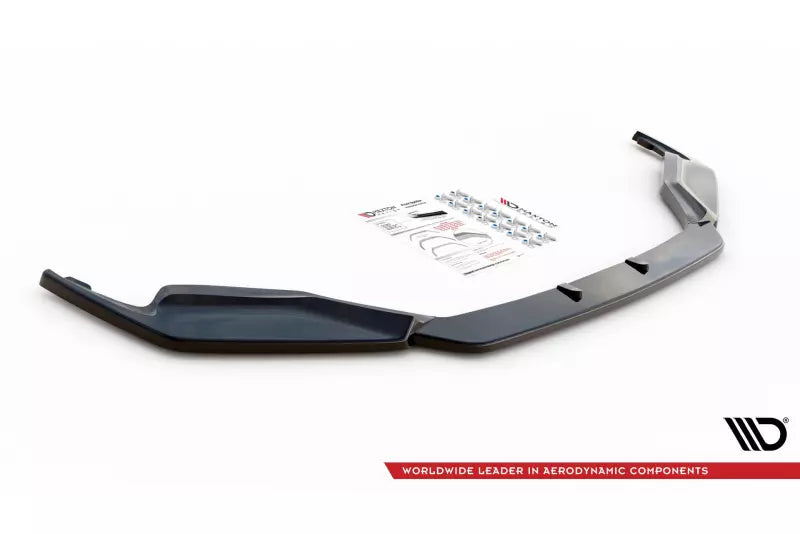 Maxton Design Frontlippe V.1 für Lexus GS F Sport Mk4 (L10) Hochglanz schwarz – Ansicht 3