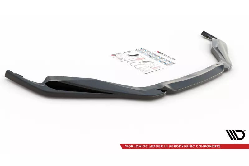 Maxton Design Frontlippe V.2 für Lexus GS F Sport Mk4 (L10) Hochglanz schwarz – Ansicht 3