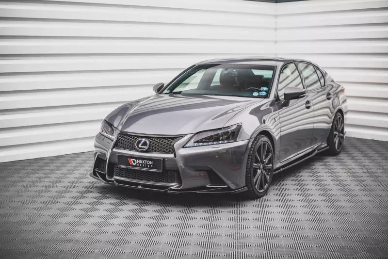 Maxton Design Seitenschweller (Paar) für Lexus GS F Sport Mk4 (L10) Hochglanz schwarz – Ansicht 2