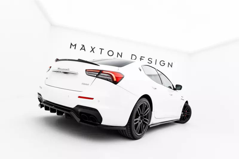 Maxton Design Heckspoiler Lippe für Maserati Ghibli Hochglanz schwarz – Ansicht 3