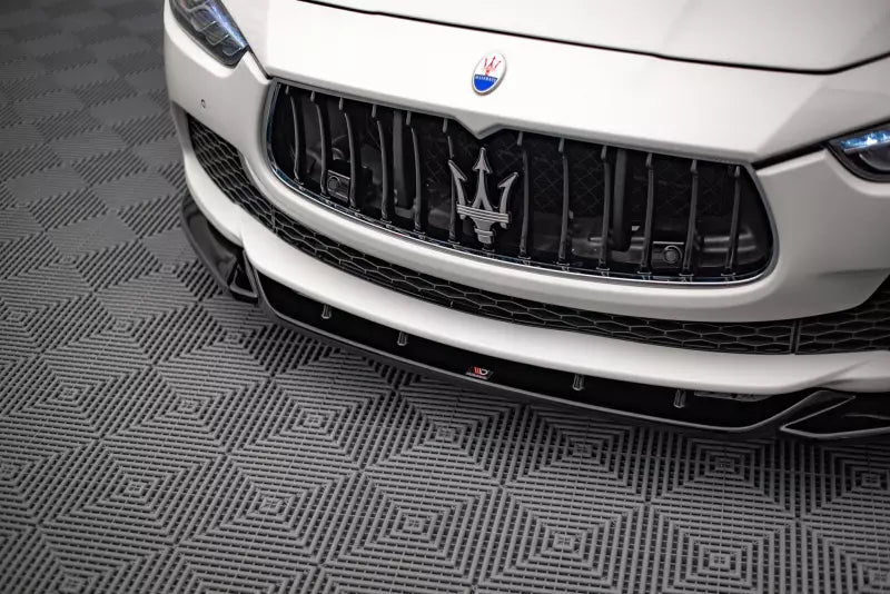 Maxton Design Frontlippe V.1 für Maserati Ghibli Hochglanz schwarz – Ansicht 2