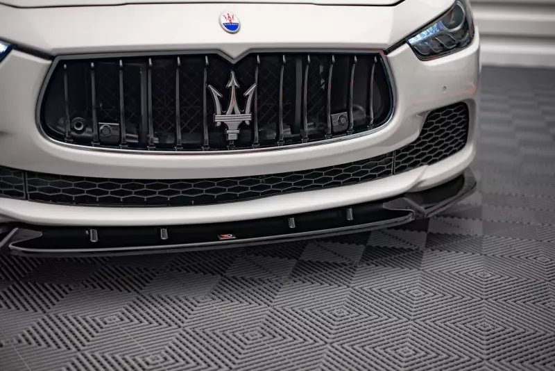 Maxton Design Frontlippe V.2 für Maserati Ghibli Hochglanz schwarz – Ansicht 2