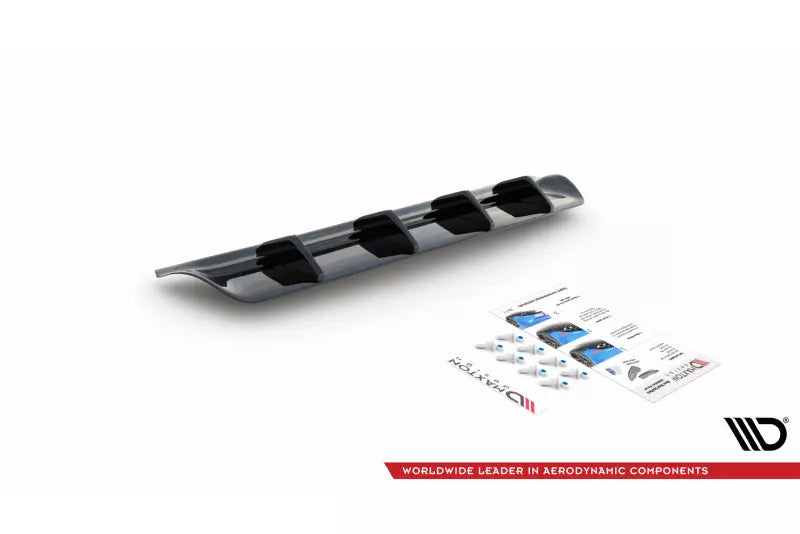 Maxton Design Heckdiffusor für Maserati Ghibli Hochglanz schwarz – Ansicht 4