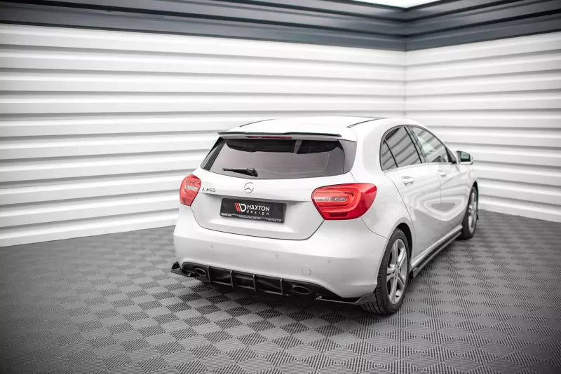 Maxton Design Street Pro Heckdiffusor für Mercedes A-Klasse W176 Schwarz – Ansicht 2