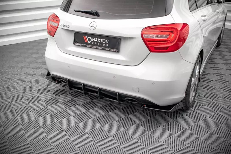 Maxton Design Street Pro Heckdiffusor für Mercedes A-Klasse W176 Schwarz – Ansicht 3