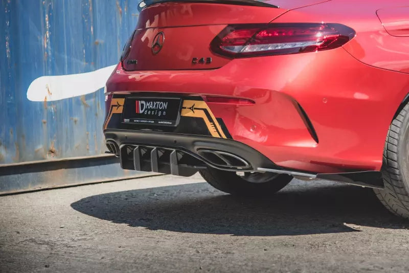 Maxton Design Street Pro Heckdiffusor für Mercedes C43 AMG C205 Coupe Schwarz – Ansicht 3