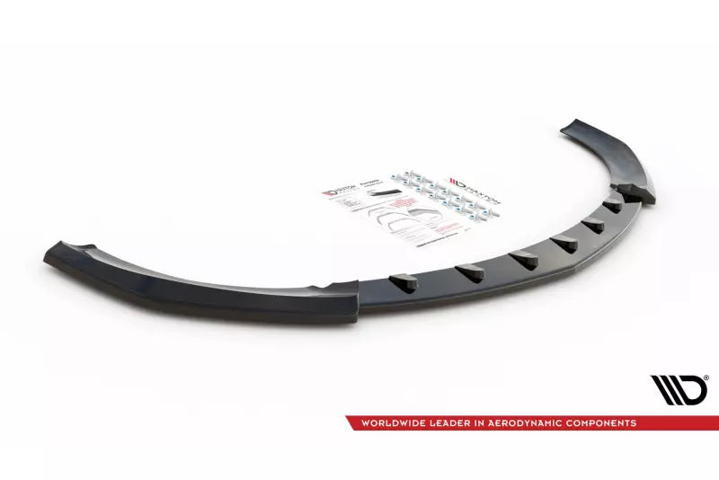 Maxton Design Frontlippe V.3 für Mercedes E63 AMG Kombi/Limousine S213/W213 Hochglanz schwarz – Ansicht 3